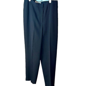 Judith hart vintage polkadot Classic Navy pleated Dress Pants size 6 petite